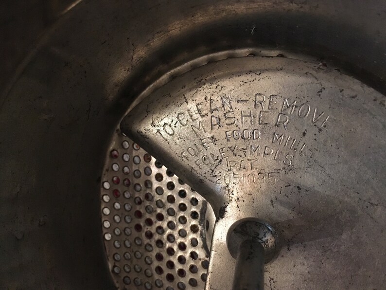 Vintage Red Handled FoleyFood Mill MasherRicer