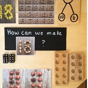 Conker and Acorn Counting Bundle Thekiwinatureteacher - Etsy