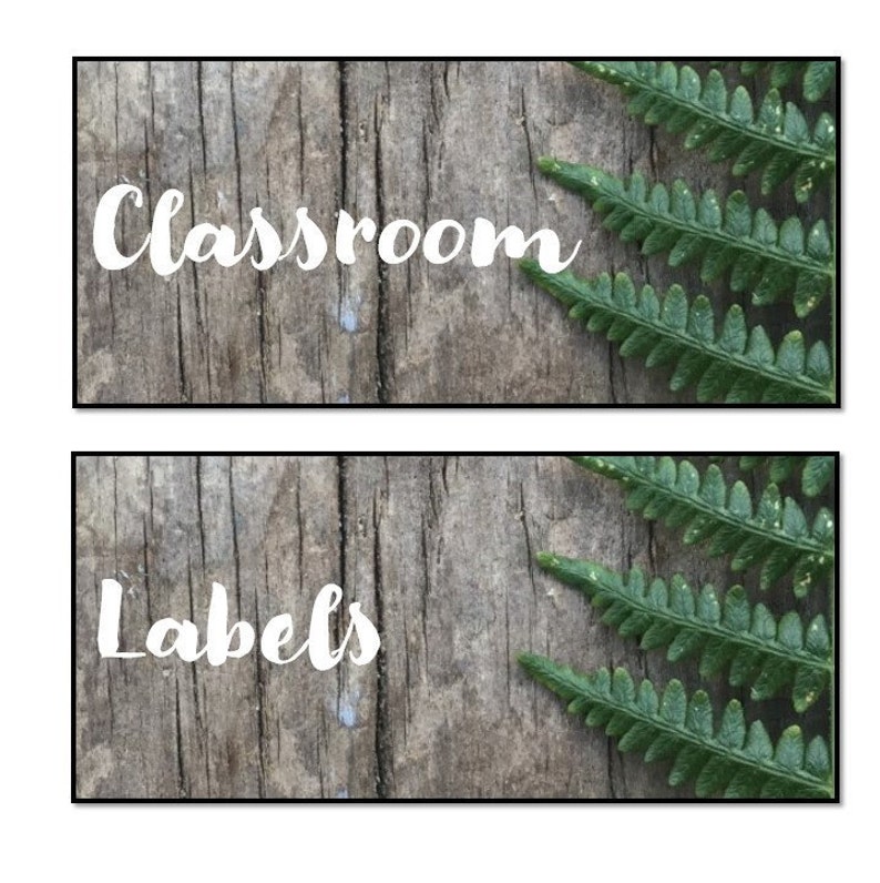 Editable Classroom Labels image 5