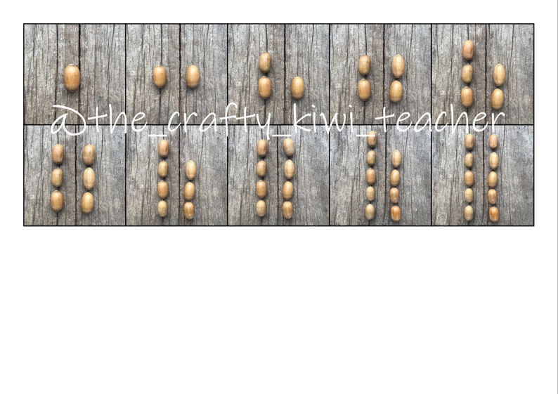 Conker and Acorn Counting Bundle Thekiwinatureteacher - Etsy