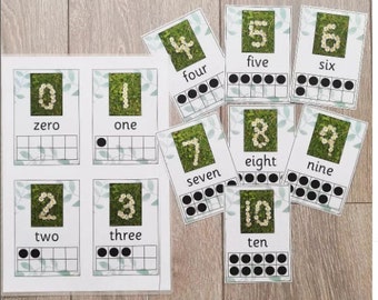 Daisy maths bundle: including number lines, ten frames and large daisy numbers.