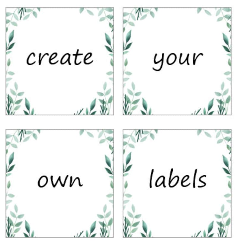 Editable Classroom Labels image 1