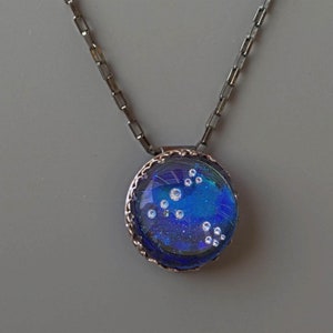 Pisces Diamond Skymap in glas door Jackie Taylor Designs
