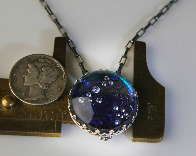 The Pleiades Necklace 7 Sisters Necklace Constellation Skymap Etsy