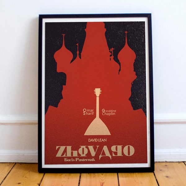 Doctor Zhivago, movie poster, David Lean, Omar Sharif, Boris Pasternak novel