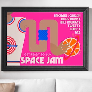 1996 USA版 SPACE JAM POSTER スペースジャム ポスター Michael