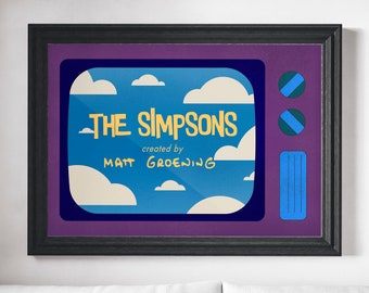 シンプソンズ スプリングフィールド市 ヴィンテージ プラットマップ