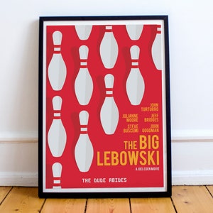 The Big Lebowski, Coen brothers, Jeff Bridges, the dude abides, alternative movie poster