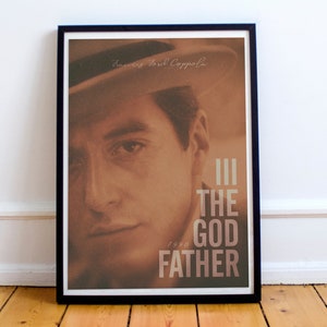 The Godfather, Part III, Al Pacino, Francis Ford Coppola, vintage movie poster, Il Padrino