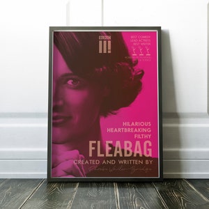 Fleabag poster, Phoebe Waller-Bridge, BBC series