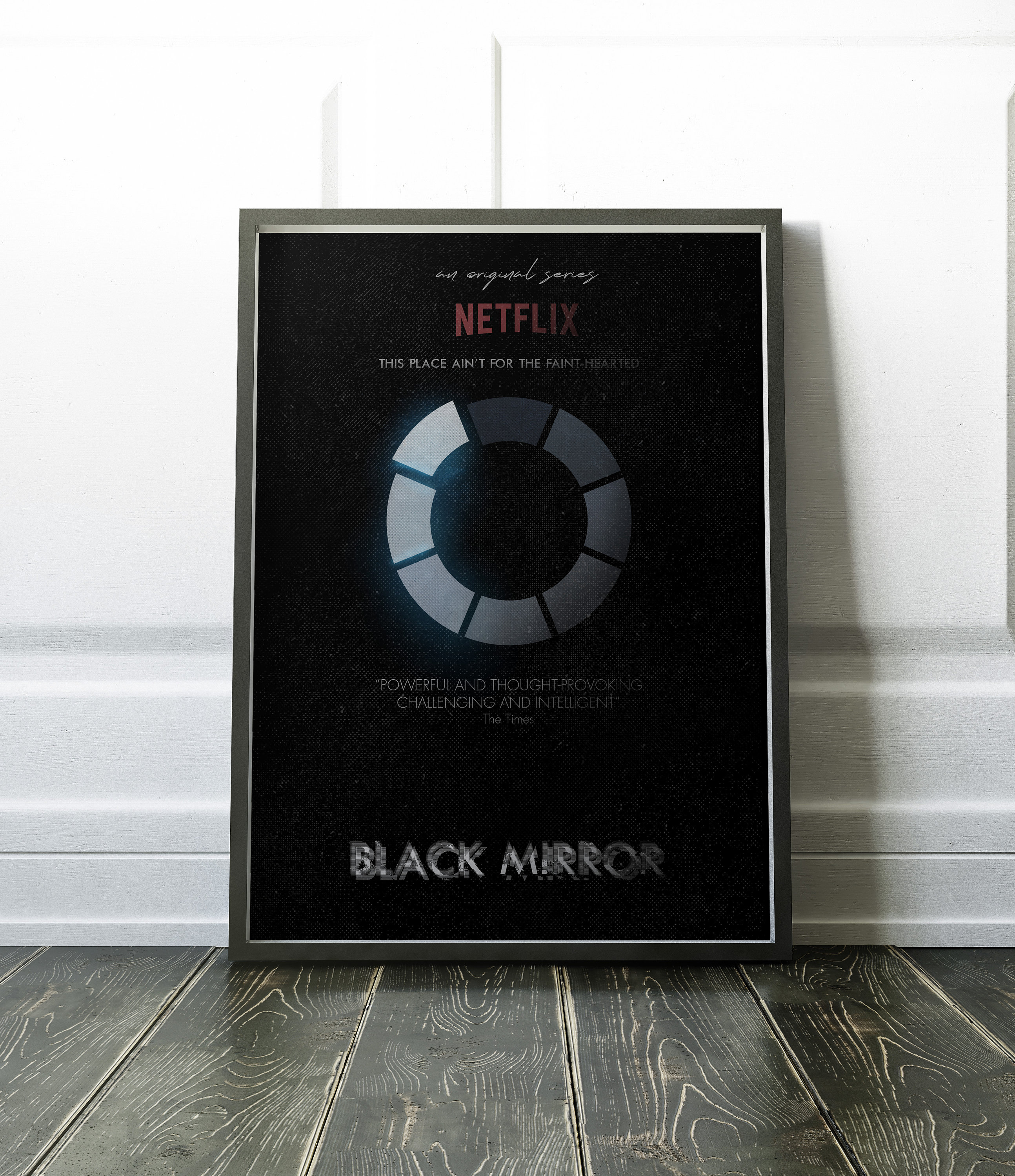 Black Mirror alternative movie poster for Netflix Tv series Etsy