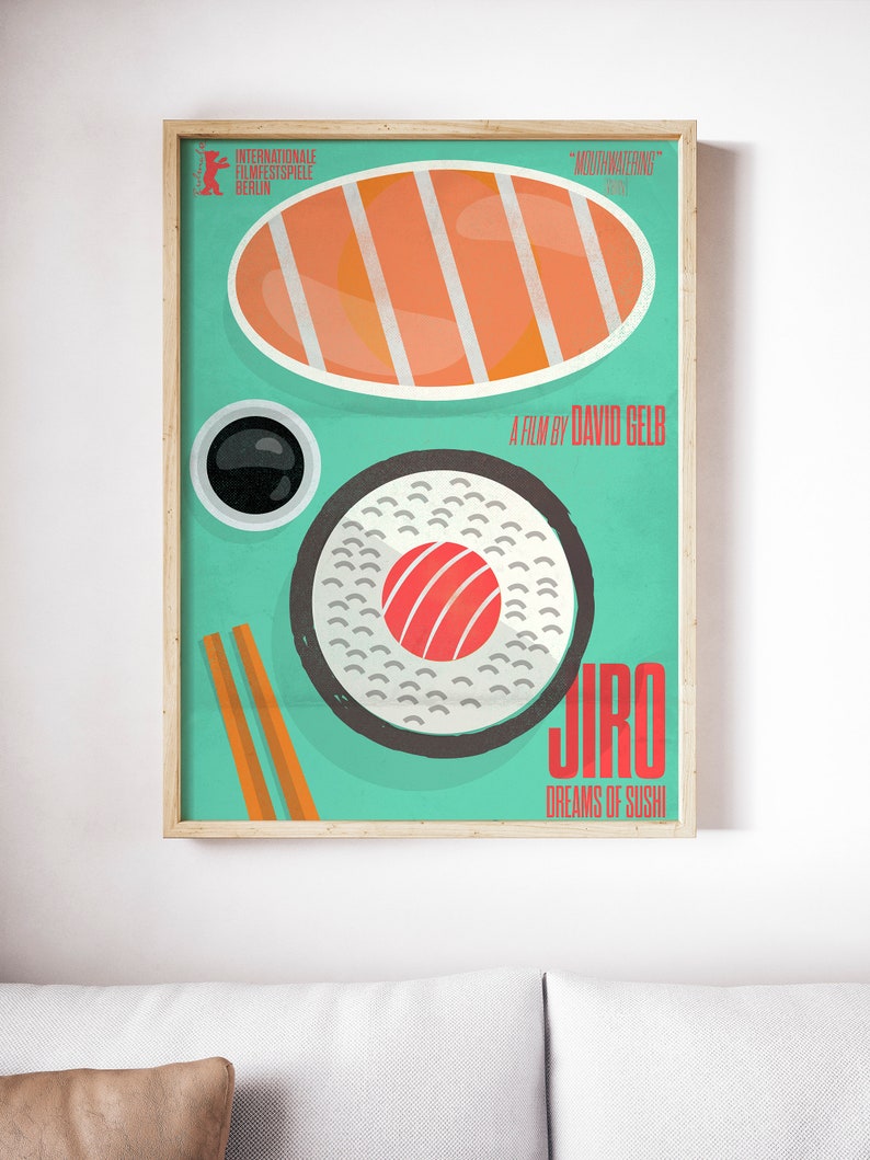 Jiro Dreams of Sushi David Gelb Sushi Documentary Etsy