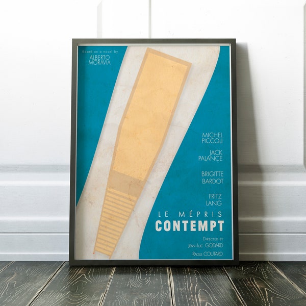 Geringfügiges Filmposter: Godard, Bardot, New Wave Film aus Frankreich