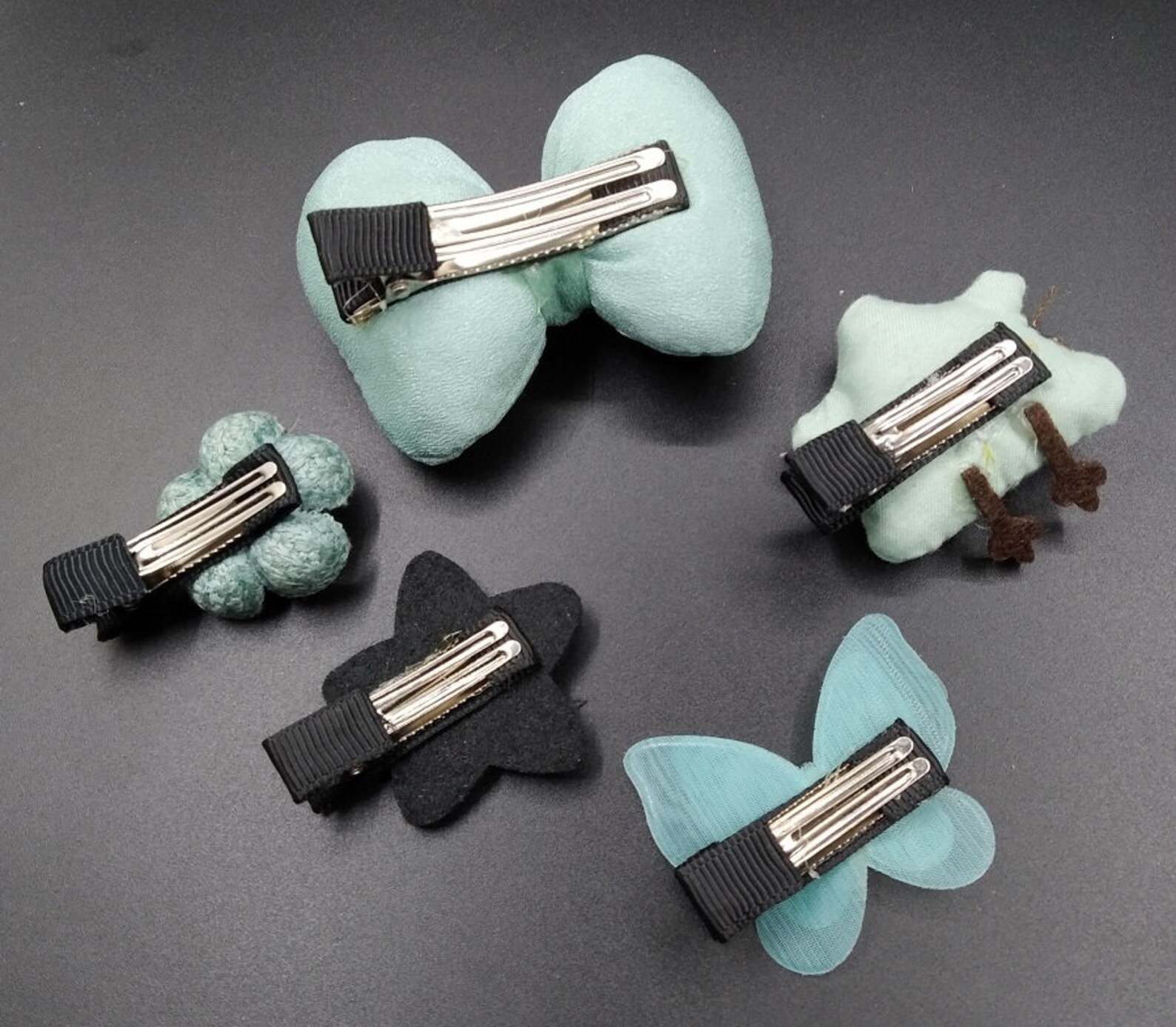 Cute Kawaii Small Children Kids Baby Hair Clip Set Hair Etsy