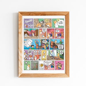 Cómic personalizado - Página completa - Cumpleaños, aniversario, boda, mascota, retrato familiar, propuesta de matrimonio, anuncio, aniversario en papel, compromiso