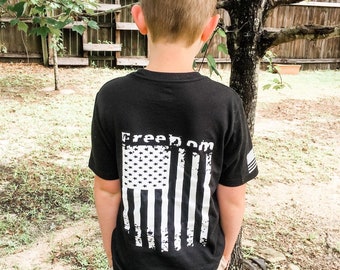 Threadrock Baby American Flag Skull Infant T-shirt USA Patriotic Threadrock Baby American Flag Skull Infant T-shirt USA Patriotic