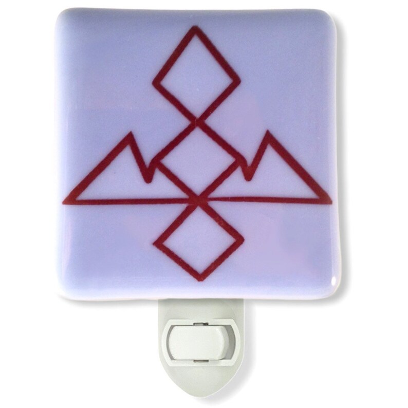 Twin Peaks Owl Cave Black Lodge Symbol Night Light Opaque | Etsy