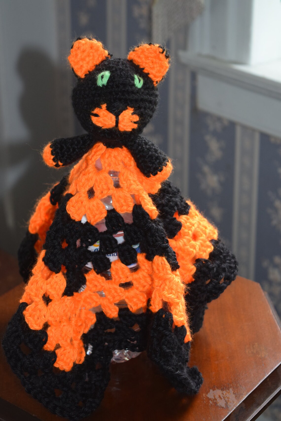 Security Blanket With Black Cat Head for Baby/toddlerblack Etsy