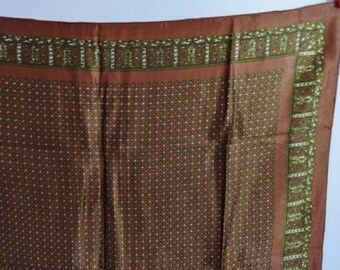 Vintage Italian Paisley scarf 66cm x 66cm