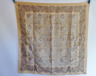 Vintage Paisley scarf shawl 77cm x 76cm