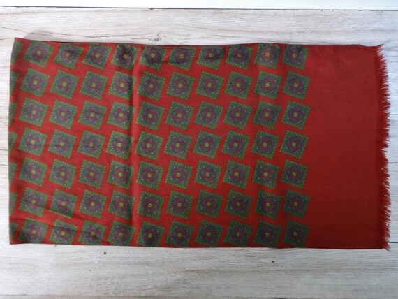 Mens silk scarf