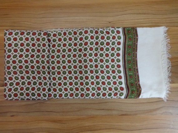 Vintage Mens Cashmere wool & silk scarf