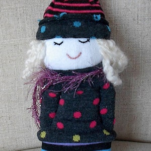 PDF Easy Beginner Sock Doll Sewing Pattern