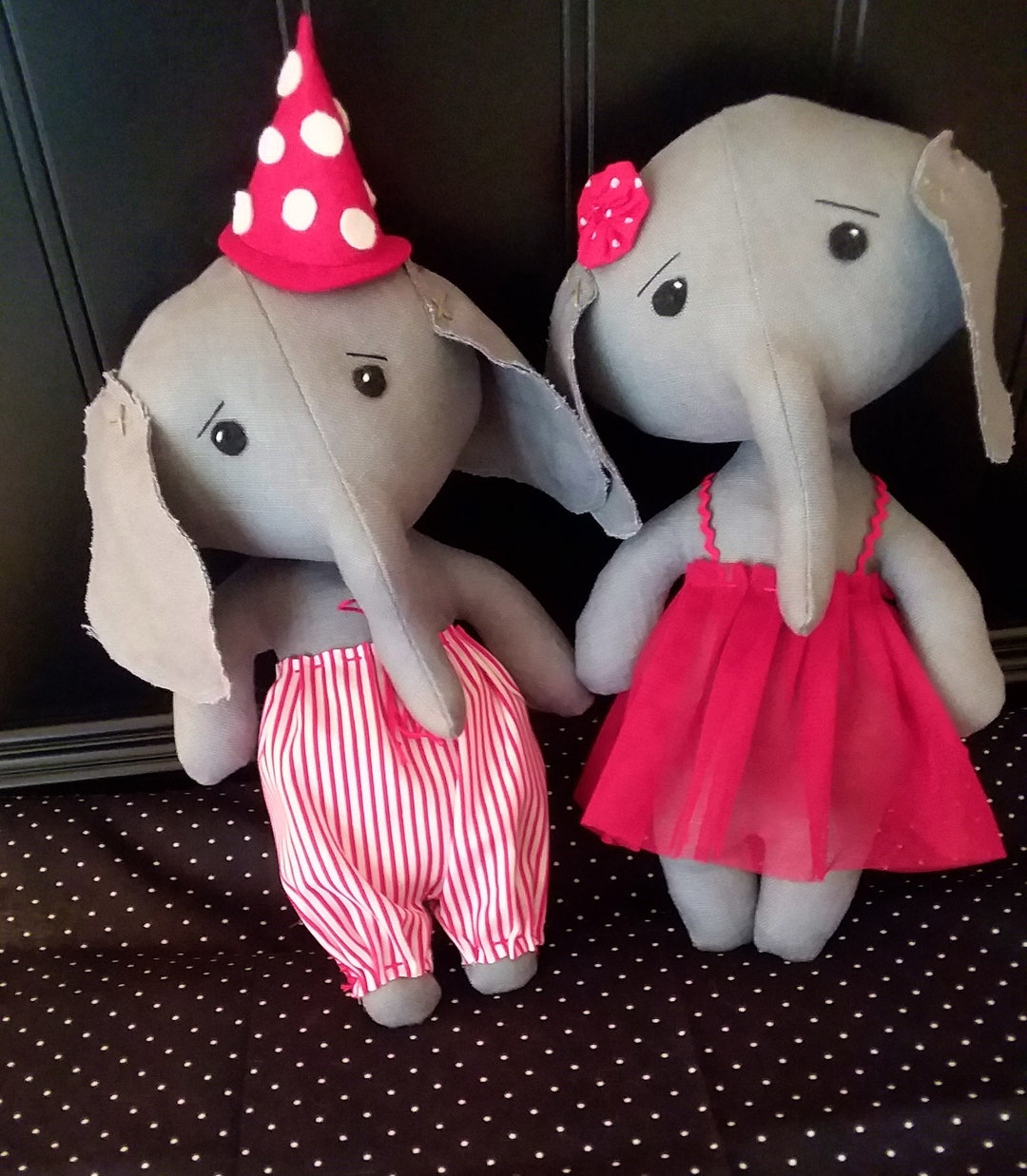 Ric Rac Elephant Pattern PDF Circus Elephant Sewing Pattern - Etsy