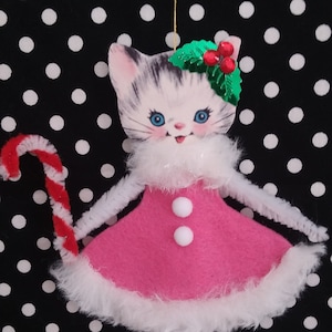 Vintage Cat Ornament - Etsy