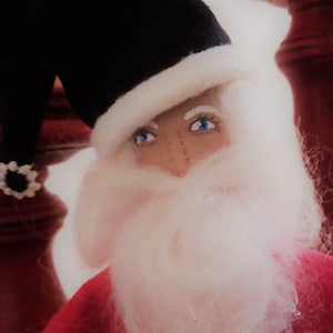 PDF Felt Santa Sewing Pattern, Whimsical, Charming, Unique