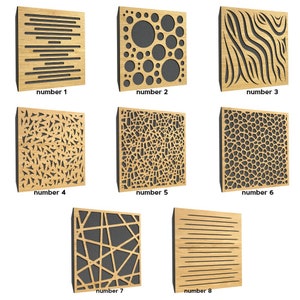 Acoustic decorative panel for sound absorption mini foam wall panel wall hangings acoustic decorative panel sound absorbing ceiling