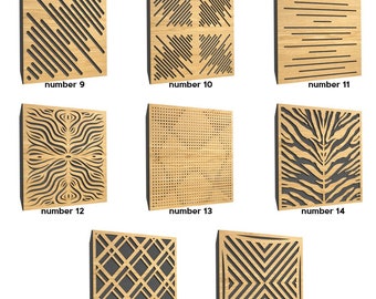 Schallabsorber diffusion panel 3d wall panels acoustic panel art fluted slat wall panels soundproofing wood or plastic panel wall