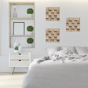 Wood wall panel, wood acoustic panel soundproof for home cinema, sound absorbing wall decor,sound absorption soundproofing 3d panel art