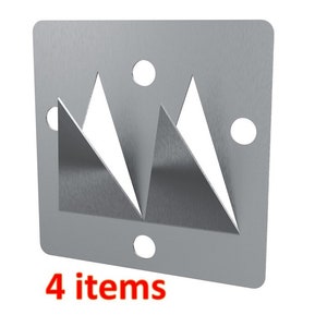 4 Fasteners for acoustic foam, acoustic panels and bass traps ECOSOUND FOAM CLIP