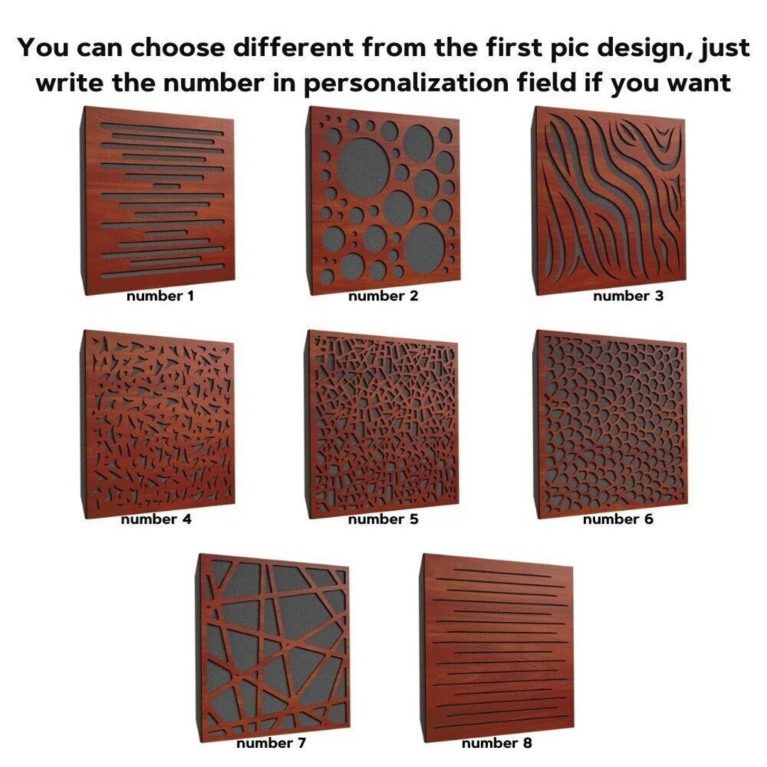 Acoustic Decorative Panel Sounding Walls Soundproofing Tiles Sound