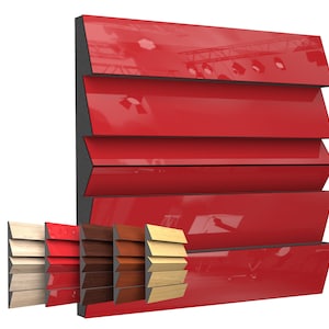 Sound panel wall art, acoustic slat panels, wall soundproofing  panel, wood panels wall, 3d wall panel, sound diffuser, bass traps