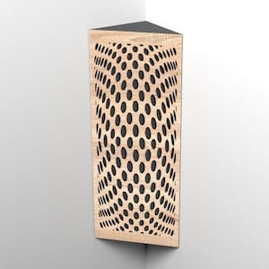 Eck-Bassfallen Holz oder Kunststoff, Acoustic 3D Panel zur Schallabsorbierung und Diffusion - Corner Sound Grande Bass Trap