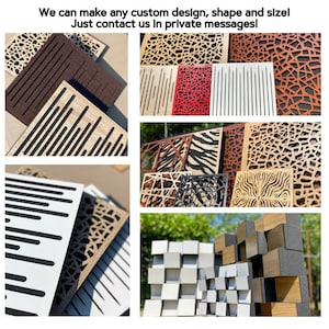 Acoustic decorative panel sound absorbing soundproofing tiles schallabsorber Foam wall panel 3d wall panels soundproofing wall hangings