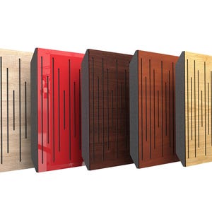 Acoustic decorative panel for sound absorption and sound diffusion Ecopulse 2 mini