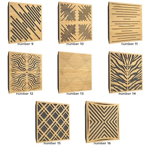 Cotone Diffuser Panel Acoustic Panel for Sound Diffusion Ecosound Absorption-diffus Ecotone ...