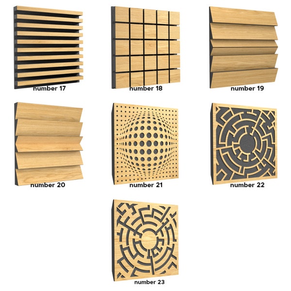 Acoustic slat panels sound absorption and sound diffuser 3d wall panels acoustic decorative panel soundproofing bass traps