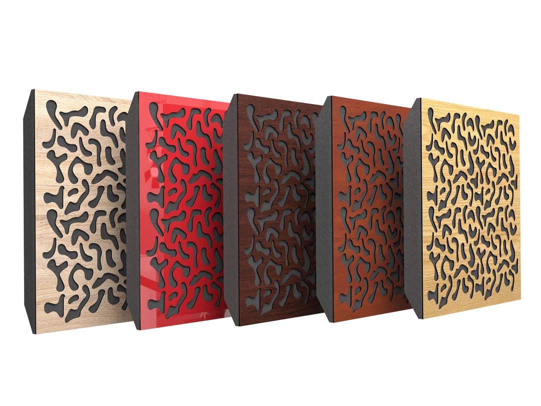 Image showcasing Acoustic Decorative Panel for Sound Absorption and Sound Diffusion ...