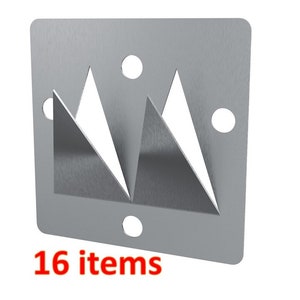 16 Fasteners for acoustic foam, acoustic panels and bass traps ECOSOUND FOAM CLIP