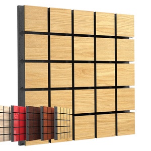 Panel for home cinema recycled wood acoustic, sound absorption soundproofing 3d panel art, sound absorbing wall decor, soundproof wall art