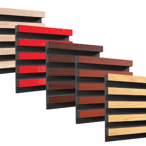 Panneau mural en bois, panneaux muraux cannelés, panneaux muraux d&#39;accent, panneaux acoustiques, panneaux muraux 3D, panneau mural à lattes pour studio