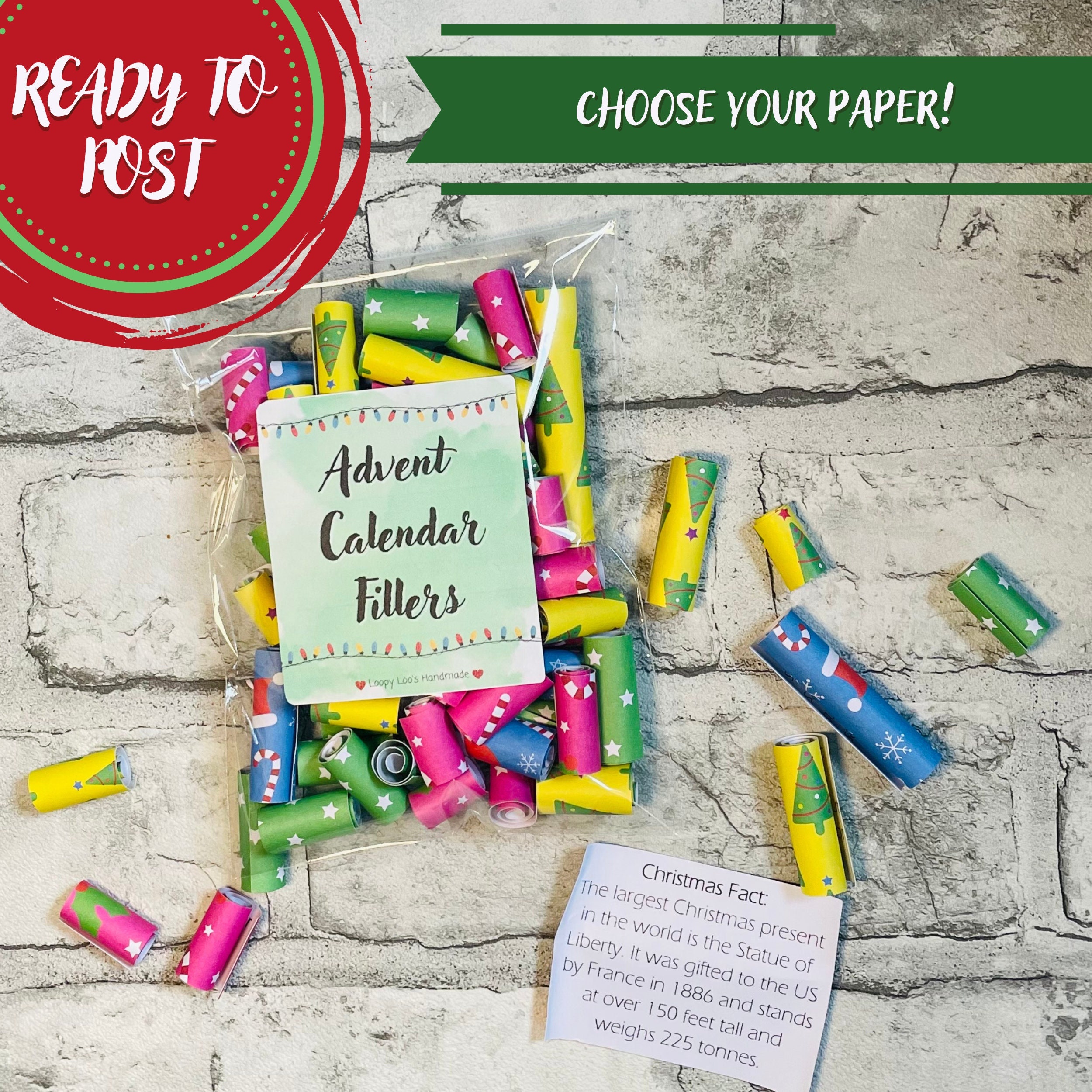 Advent Calendar Fillers - Etsy