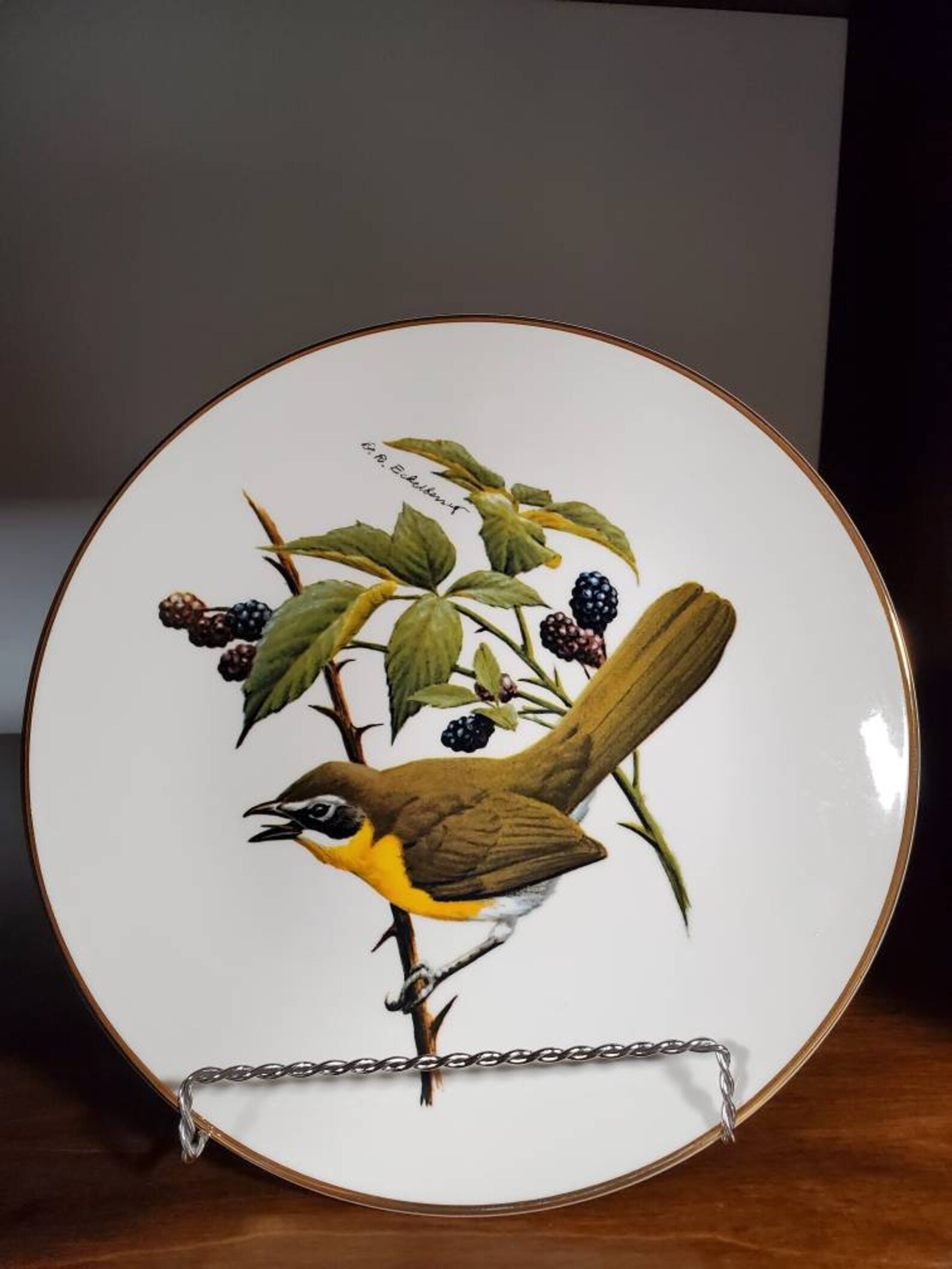 Vintage Bird Collectors Plates Etsy