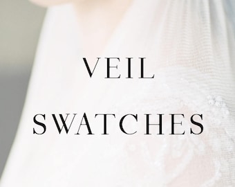 Veil fabric swatches, Fabric samples