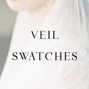 Veil fabric swatches, Fabric samples