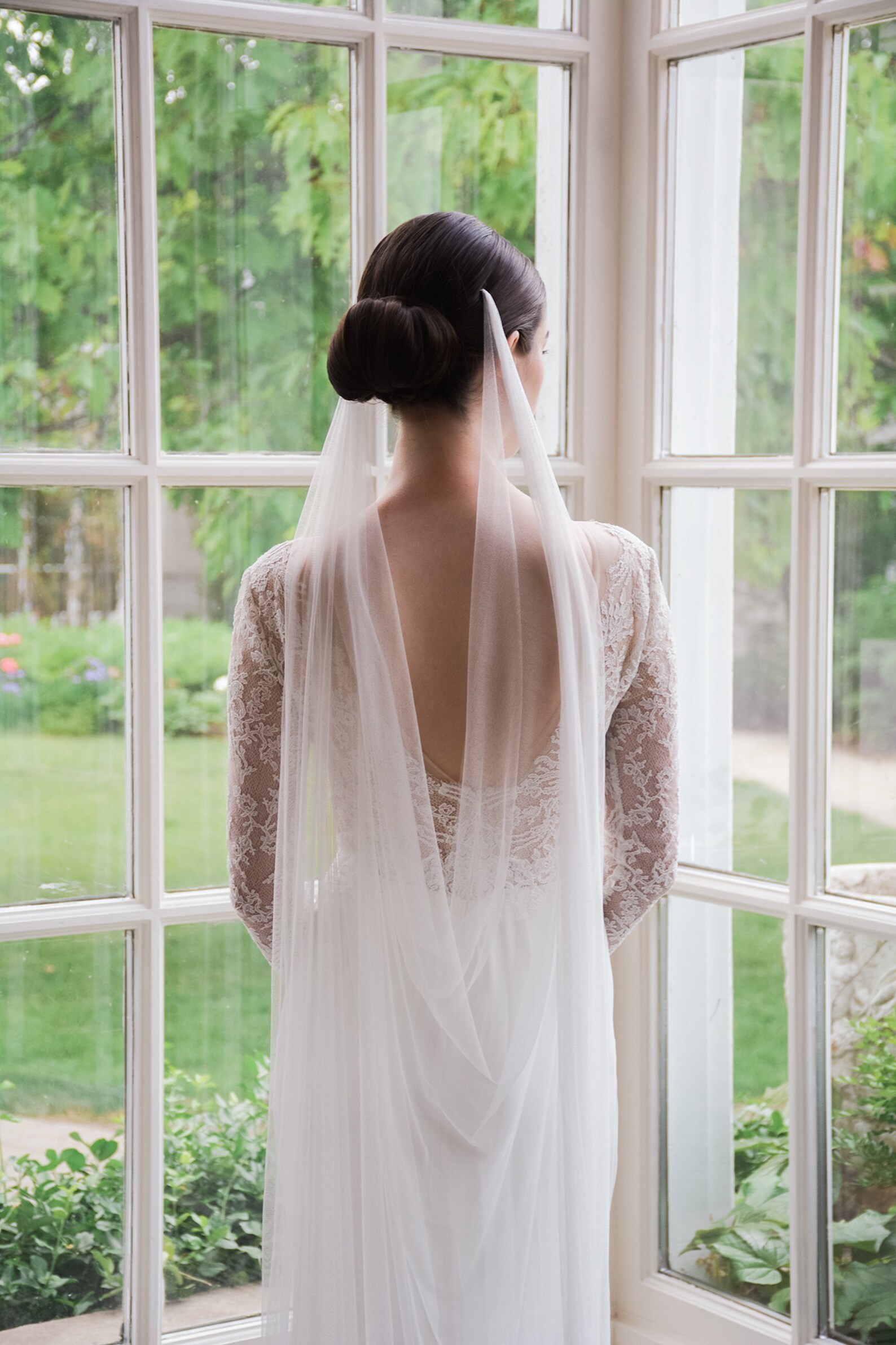 Silk Draped Veil Draped Wedding Veil Silk Bridal Veil Silk Etsy